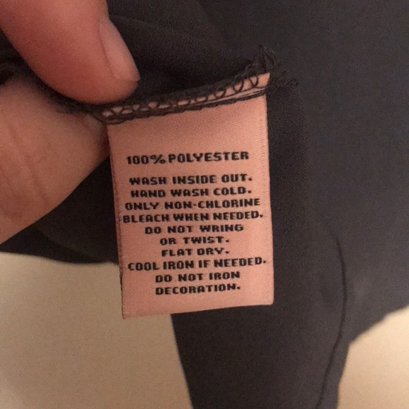 NWT Juicy Couture strap front woven blouse - Picture 6 of 6